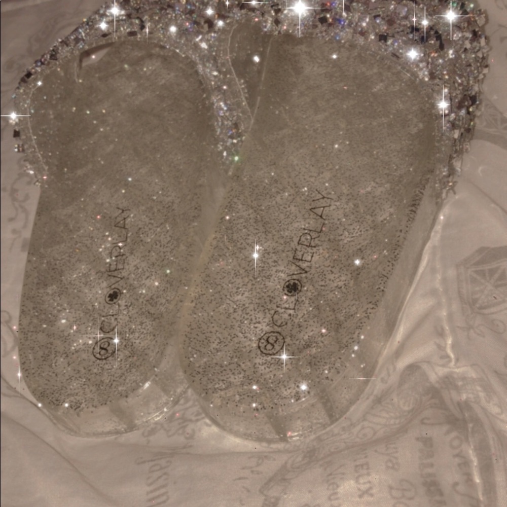 Clear Jelly Glitter Sandals
